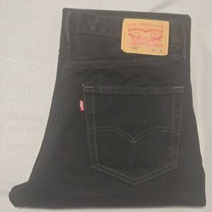 Levis 550 Mens Jeans 32x32 (31) Black Relaxed Fit Straight Leg 100% Cotton Denim